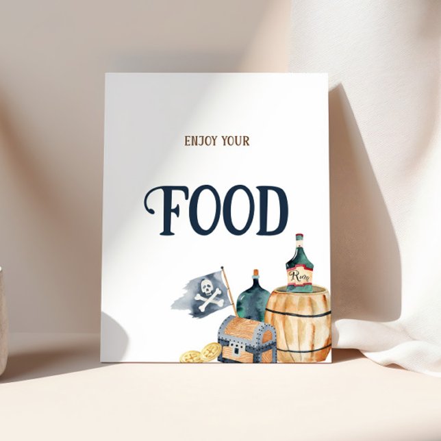 Pirater Baby Shower Food Sign Poster (Skapare uppladdad)