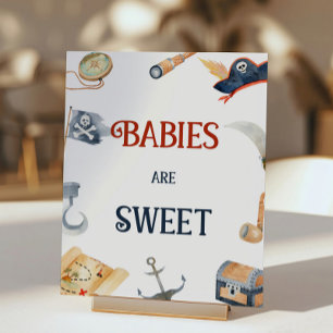 Pirater Baby Shower Spädbarn är Sweet Poster