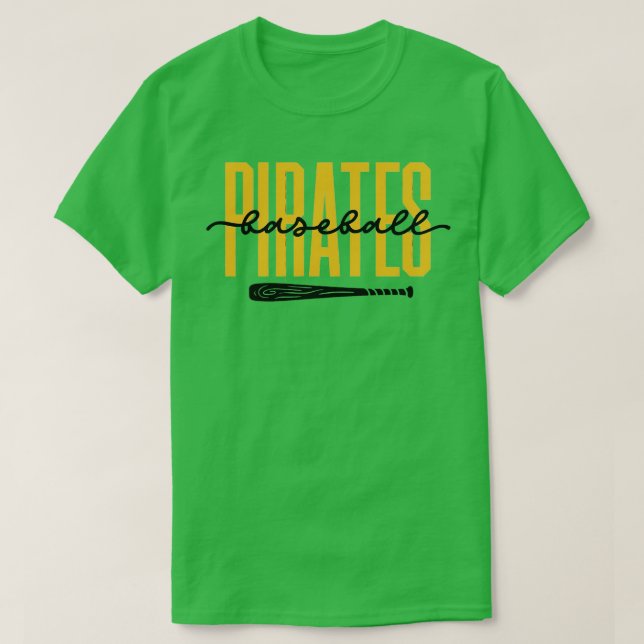 Pirater Baseball Pirater 16 T Shirt (Design framsida)