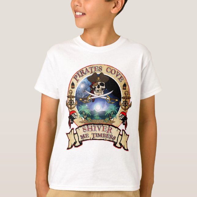 Pirater Cove T-Shirt (Framsida)