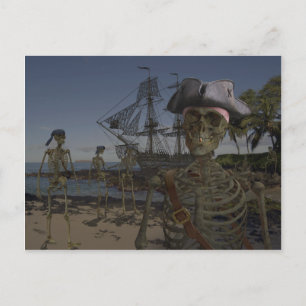 Pirater Curse Vykort
