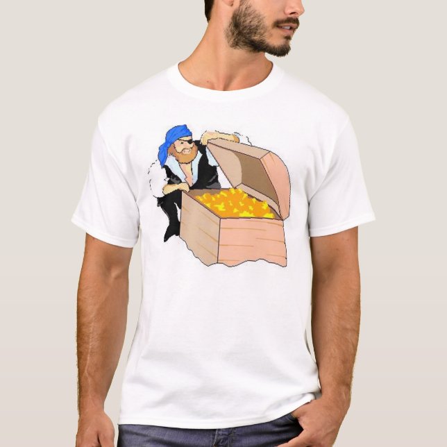 Pirater får alla booty tee (Framsida)