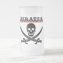 Pirater Frostat Glass Beer Mugg