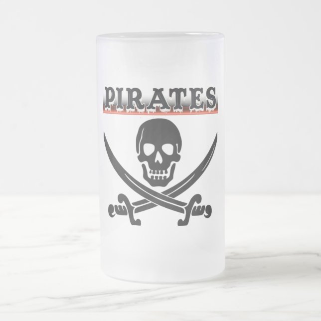 Pirater Frostat Glass Beer Mugg (Center)