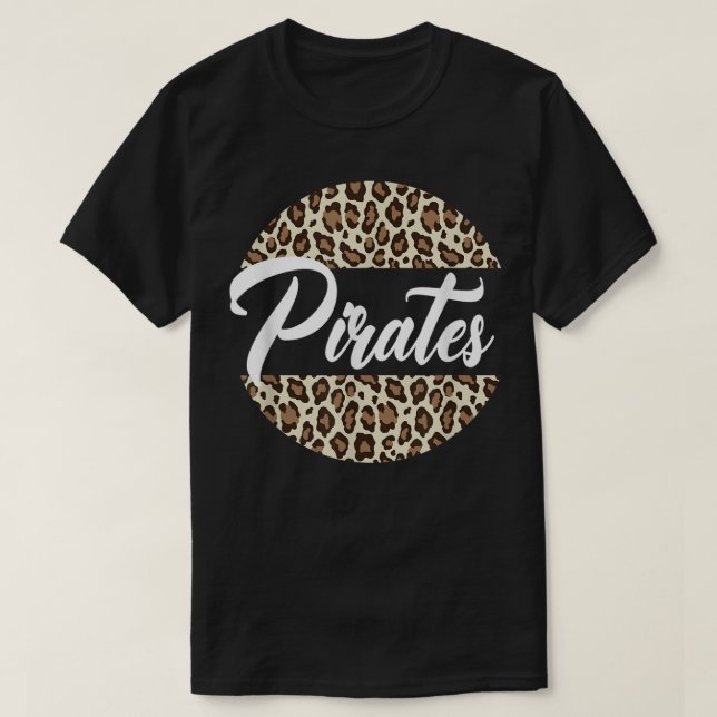 Pirater High School Mascot Sports Team Women's Pir T Shirt (Design framsida)
