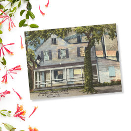 Pirater House Savannah GA vintage Vykort