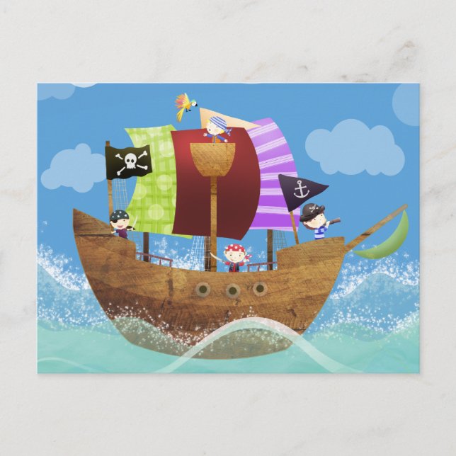 pirater-hoygåvor vykort (Framsida)