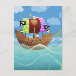 pirater-hoygåvor vykort