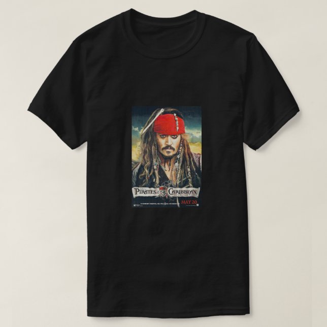 Pirater i den västindiska filmen T-shirt (Design framsida)