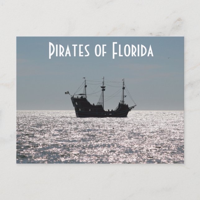 Pirater i Florida Vykort (Framsida)