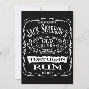 Pirater i Västindien Tortugan Rum Jack Sparrow