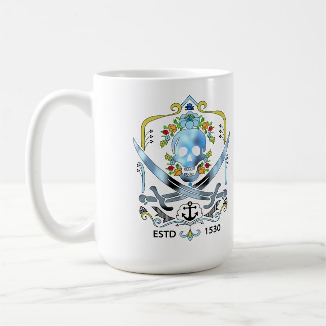 pirater kaffemugg (Vänster)