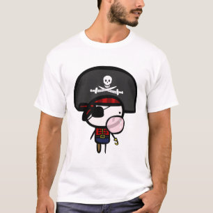 Pirater kan blåsa bubblar för t shirt