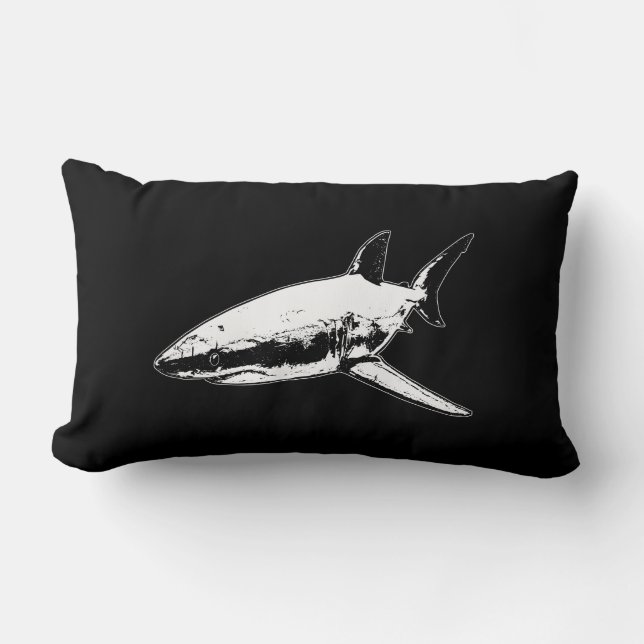 Pirater Life doublesidedsharkworow_1 Lumbarkudde (Framsida)