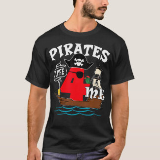 Pirater Life Me Birthday Boy Years Old Birthday T Shirt