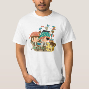 Pirater med skatten tee shirt
