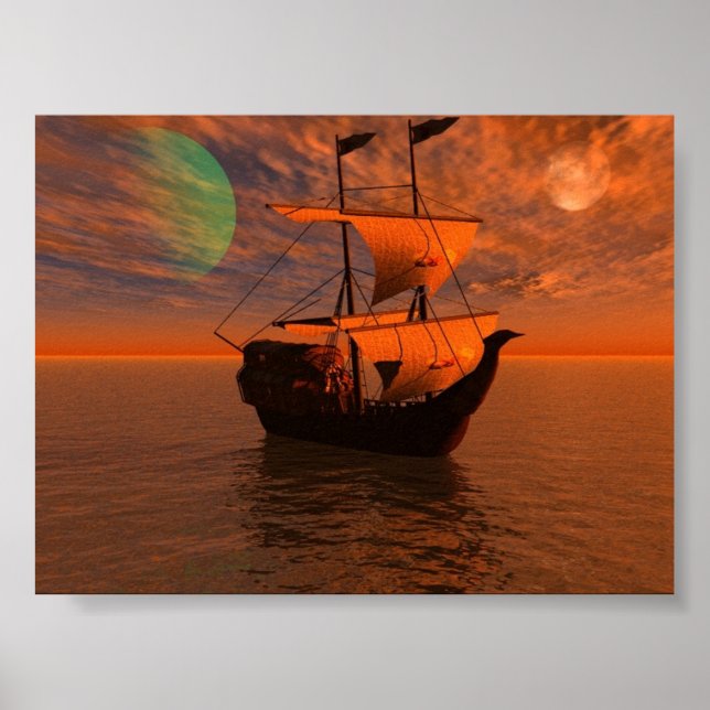 Pirater Natt Poster (Framsidan)