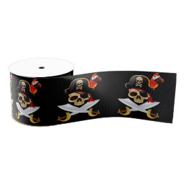Pirater och Parrots Grosgrain Ribbon