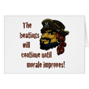 Pirater RULE! Hälsningskort