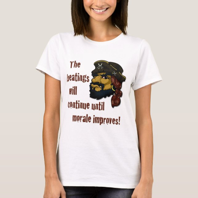 Pirater RULE! T-shirt (Framsida)