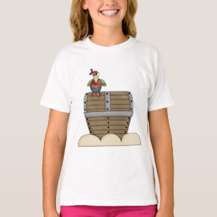Pirater ·, Skattbröstkorg & papegoja Tee Shirt