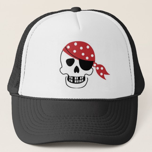Pirater Skull Hat Keps (Framsida)