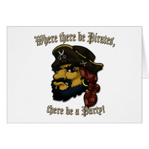 Pirater Sten! Hälsningskort