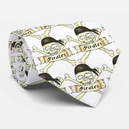 Pirater Team Mascot Football Baseball Sports Tie Slips
