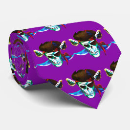 Pirater Team Mascot Football Baseball Sports Tie Slips