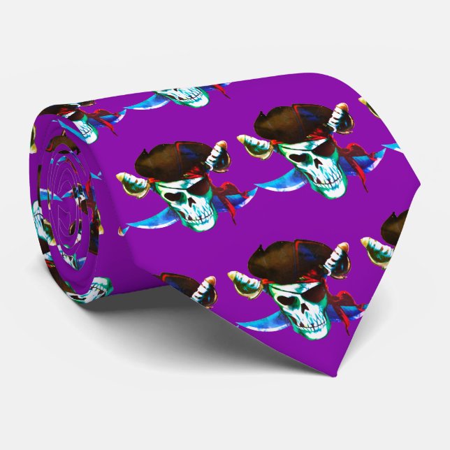 Pirater Team Mascot Football Baseball Sports Tie Slips (Rullad)
