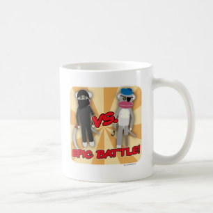 Pirater Vs. Ninja Monkey Kaffemugg
