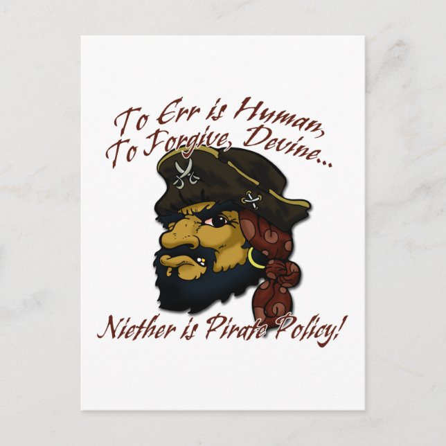 Pirater! Vykort (Framsida)