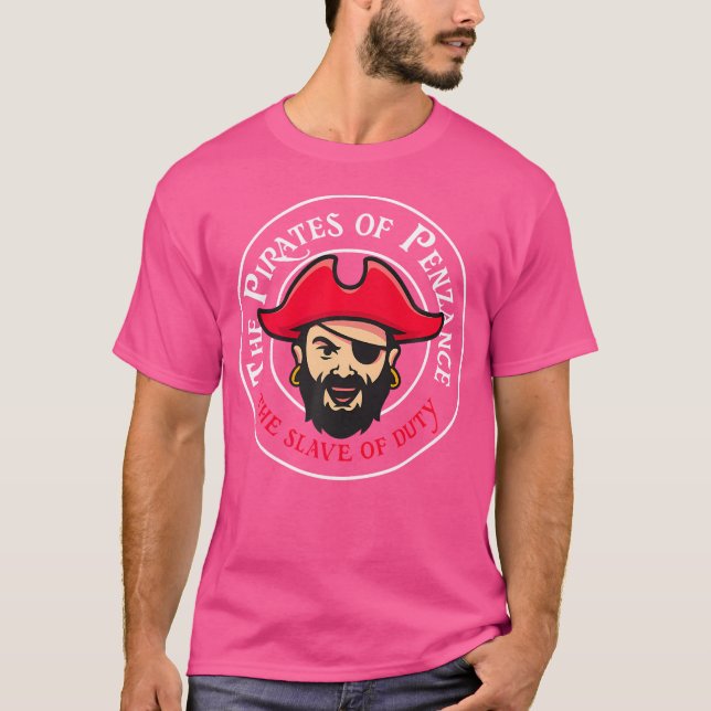 Piraterna Penzance Gilbert och Sullivan Opera T Shirt (Framsida)