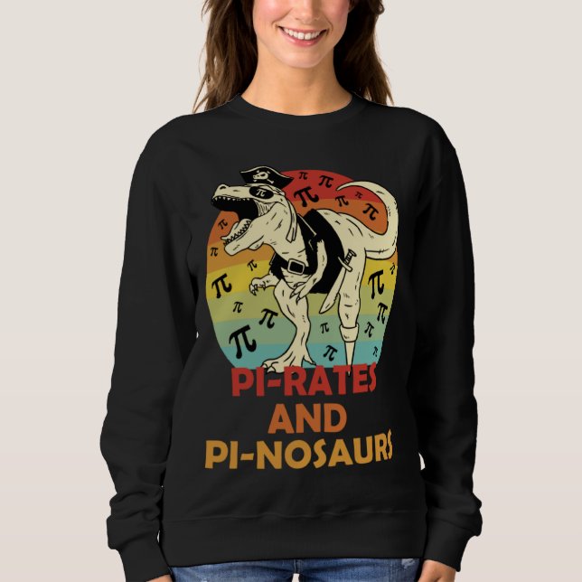 PIrates PInosaurs Math 3 14 Number Mathlete Genius T Shirt (Framsida)