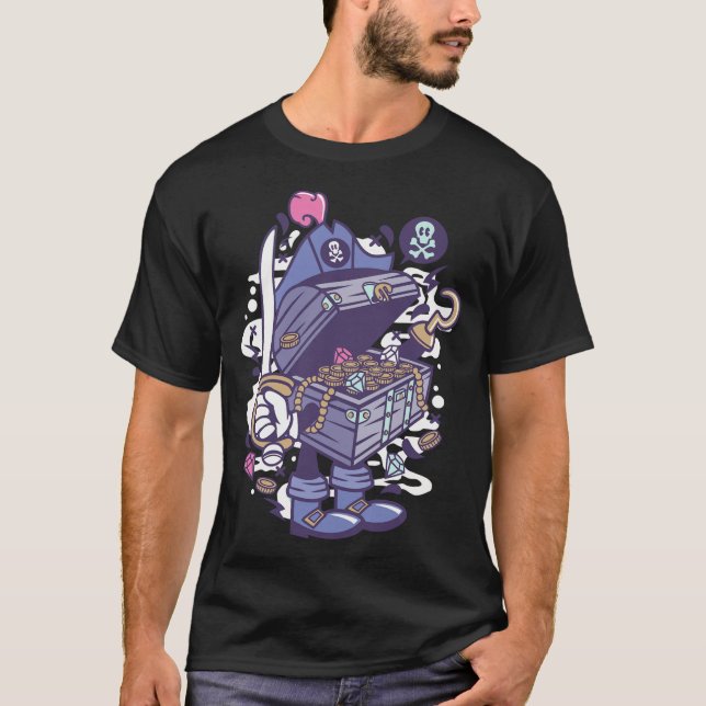 Pirate's treasure t shirt (Framsida)