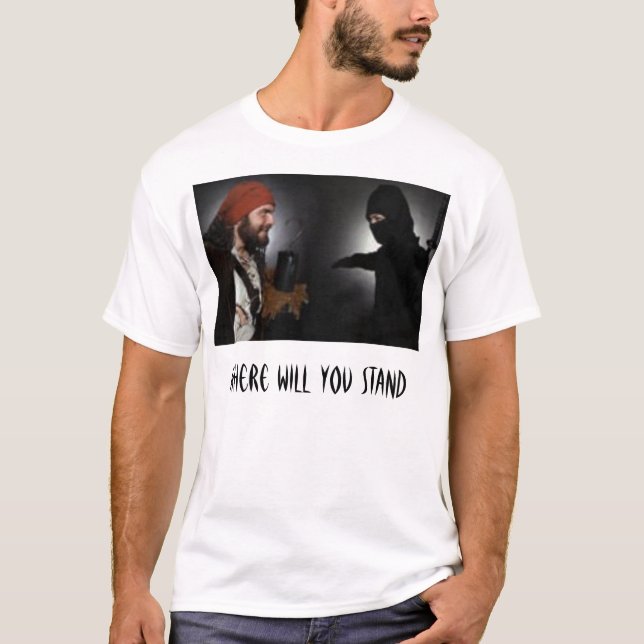 piratesvsninjas, var ska dig stå t-shirt (Framsida)