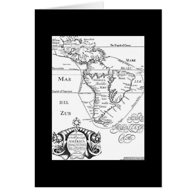 PirateTreasure Karta Hälsningskort (Framsidan)