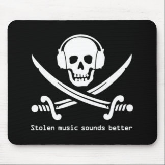 Piratfjärd - den stal bättre musen för musikljud musmatta
