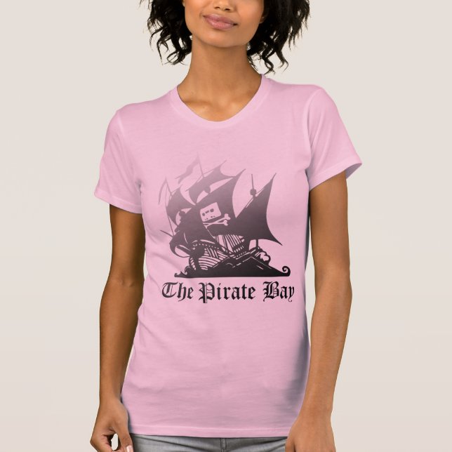 Piratfjärdgrå färg som svärtar tee shirt (Framsida)