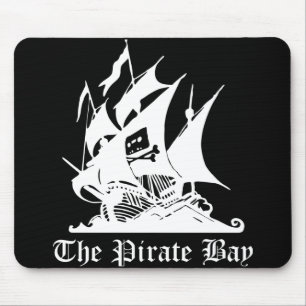 Piratfjärdmusen vadderar - svart version musmatta