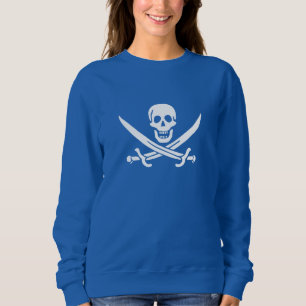 Piratflagga Dödskalle Korsade Svärd T Shirt