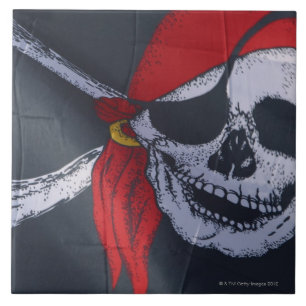Piratflagga Kakelplatta