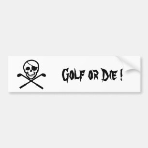PiratflaggaGolf eller matrisbildekal Bildekal