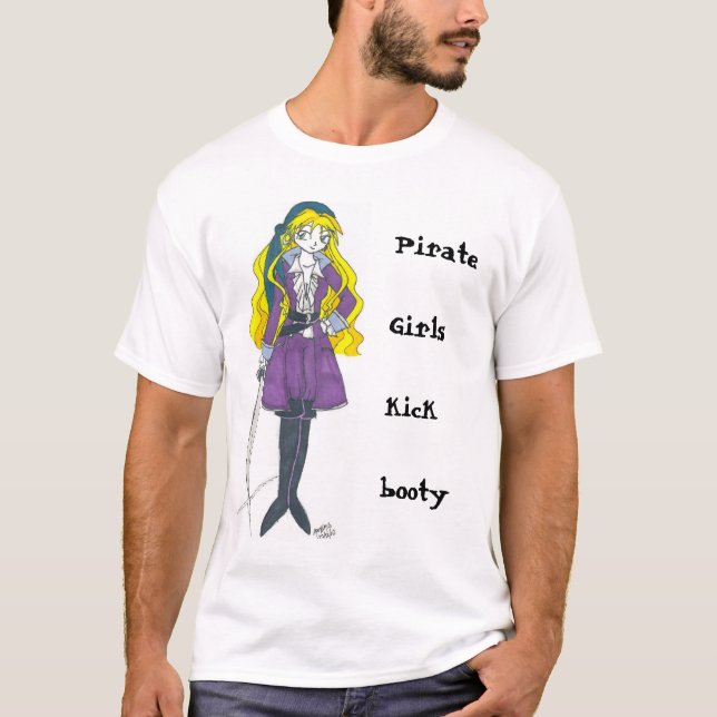 Piratflickor T-shirt (Framsida)
