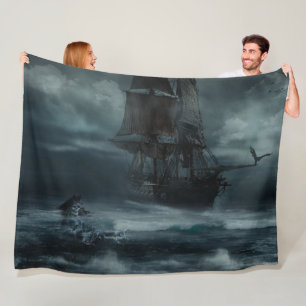 PIRATFRAKT i en STORM Fleecefilt