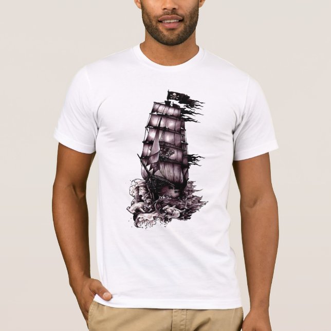 Piratfrakt T-shirt (Framsida)