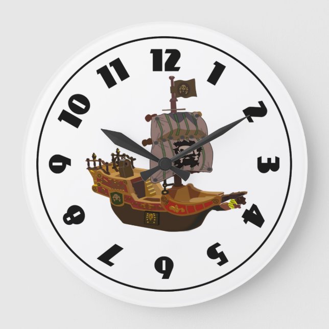 Piratfrakten tar tid på stor klocka (Framsida)