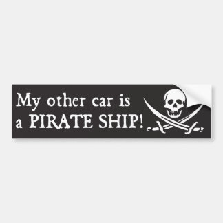 Piratfraktklistermärke Bildekal