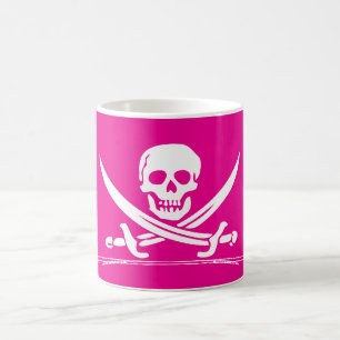 piratgrog i rosadesign kaffemugg