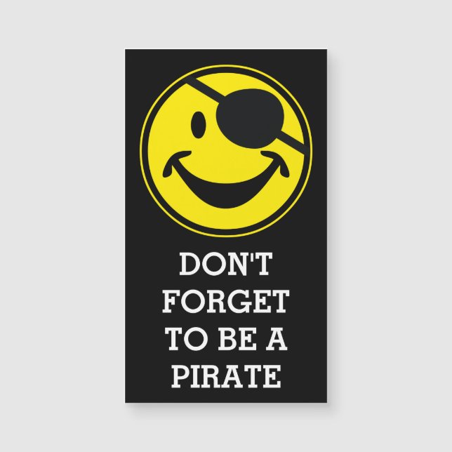 Piratgult + ditt bakgrund & ord (Framsida)